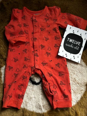 Combinaison orange renard Orchestra t.3m