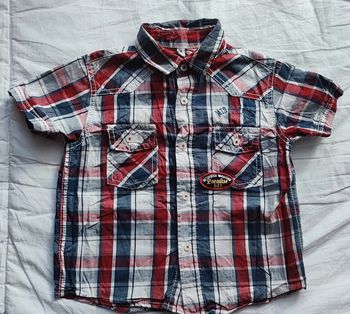 Chemise à carreaux garçon 3 ans