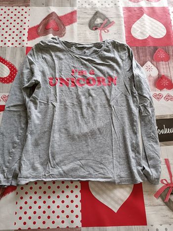 Haut manche longue unicorn