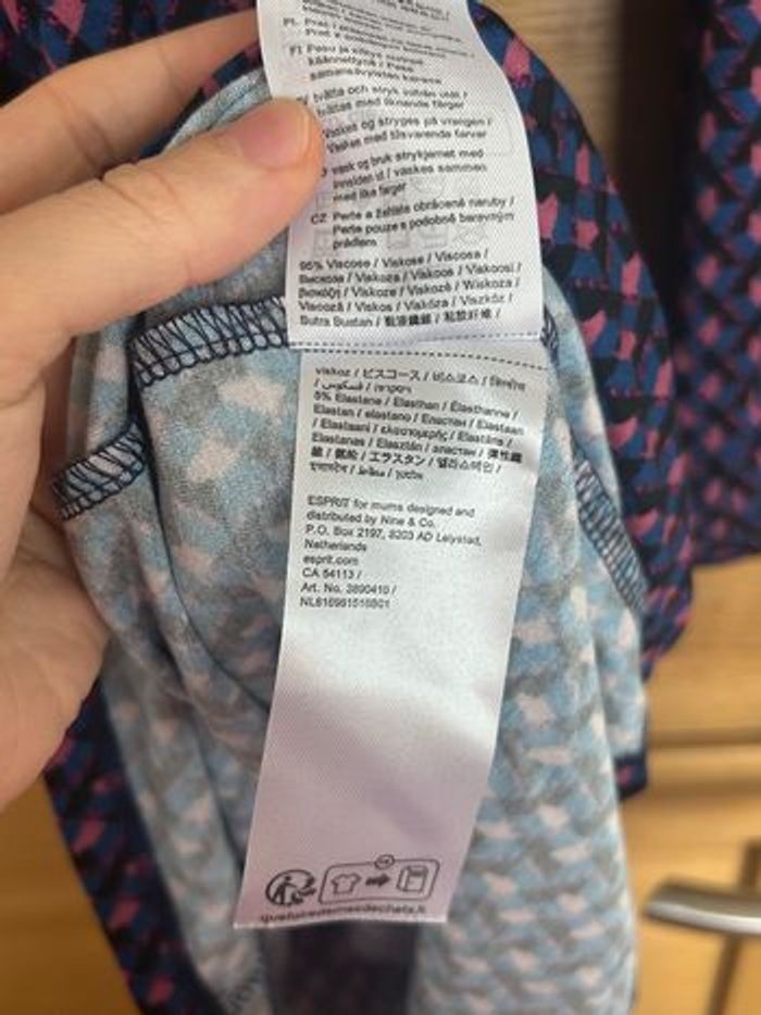 Robe de maternité/allaitement manches longues - Esprit - T.M - Neuve avec étiquette - photo numéro 4