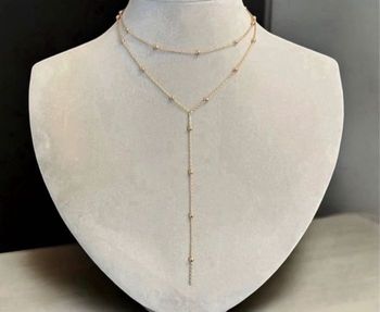 Collier doré pour femme