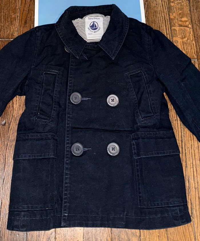 Caban coton petit bateau 3 ans - photo numéro 2