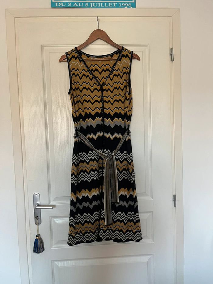 Robe Missoni vintage à chevrons – Taille 40 - photo numéro 2