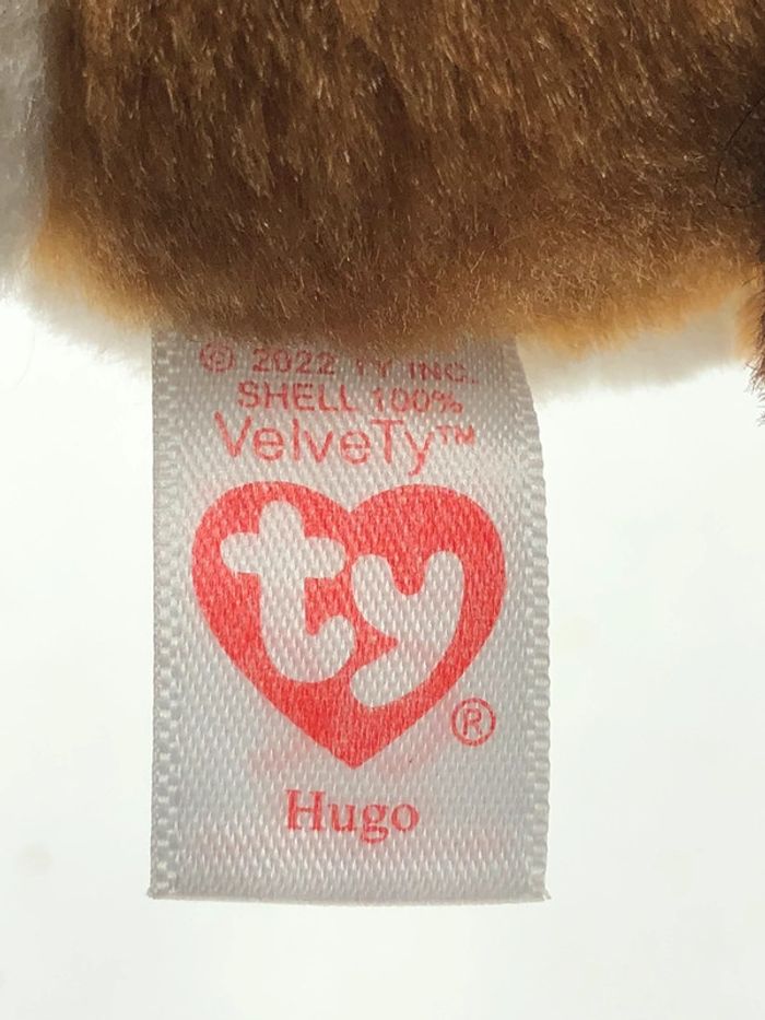 Peluche Ty Beanie Boos Hugo le chien 15 cm - photo numéro 6