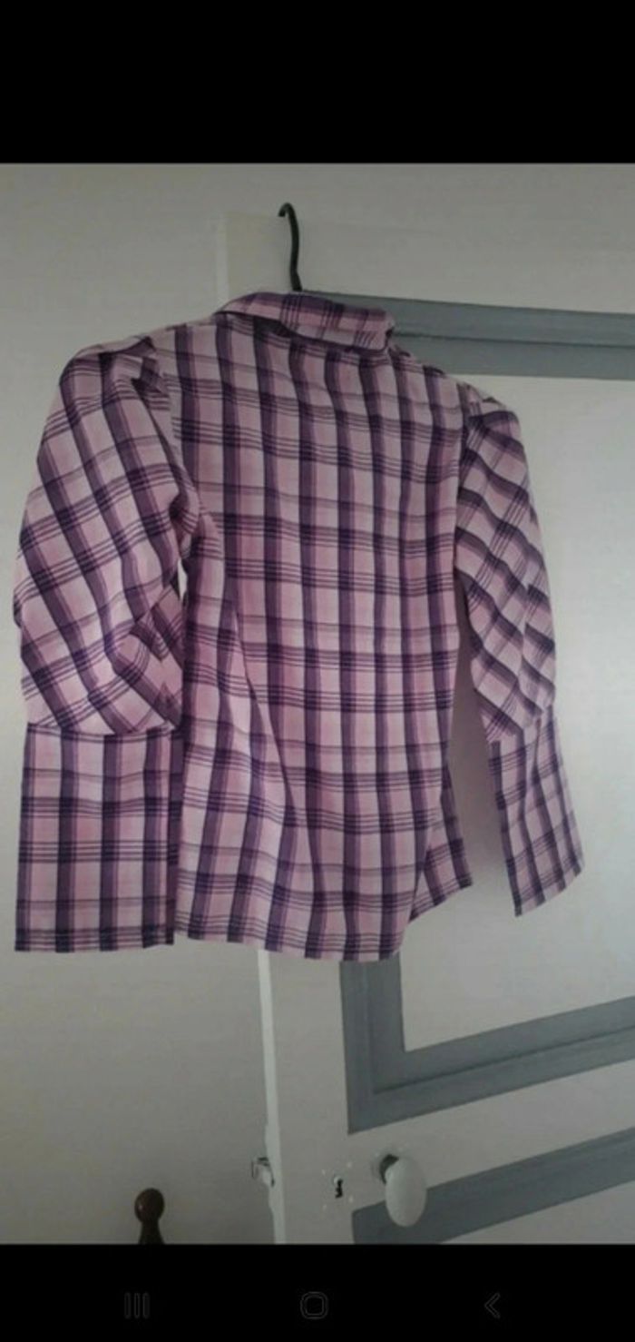 Blouse / chemise à carreaux - 10 ans - photo numéro 4