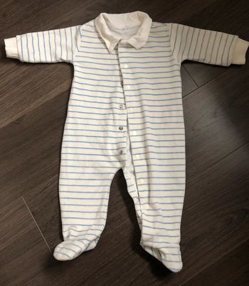 Pyjama en velours très doux 62 cm (environ 3 mois) Zeeman