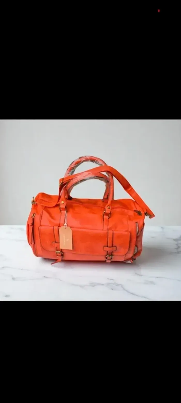 Sac orange neuf spacieux - photo numéro 2