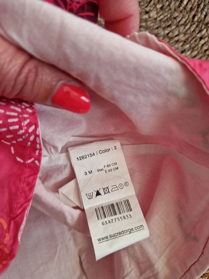 Jolie blouse sucre d'orge taille 3 mois - photo numéro 4