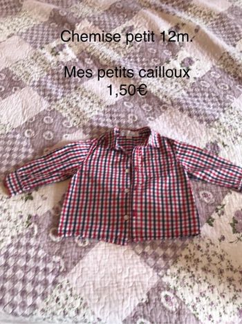 Chemise 9/12 mois