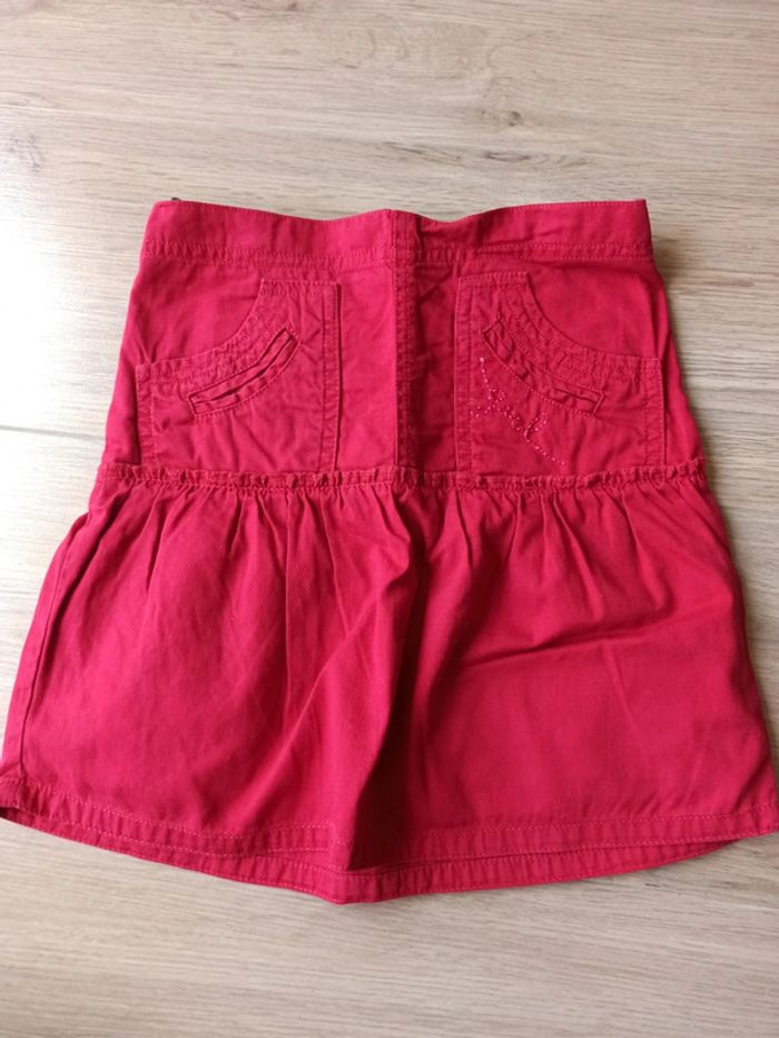 Jupe rouge ajustable avec élastiques tape a l'oeil 4 ans - photo numéro 4