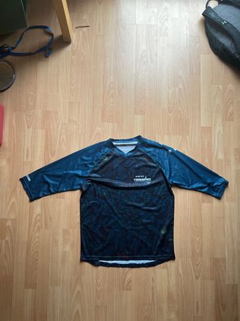 T-shirt d’enduro moto Crew/ M /Bleu noir et bleu / Excellent état
