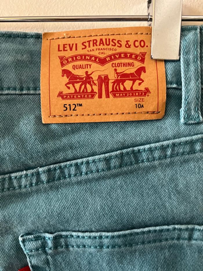 Jean 512 Slim Taper bleu intense 10 ans - Levi's - photo numéro 5