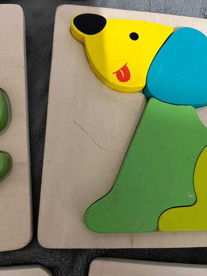 Puzzle bébé en bois - photo numéro 3