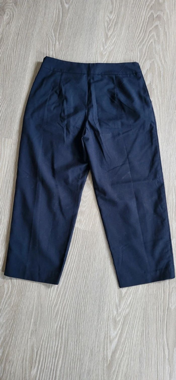 Pantalon bleu marine zara taille M - photo numéro 6