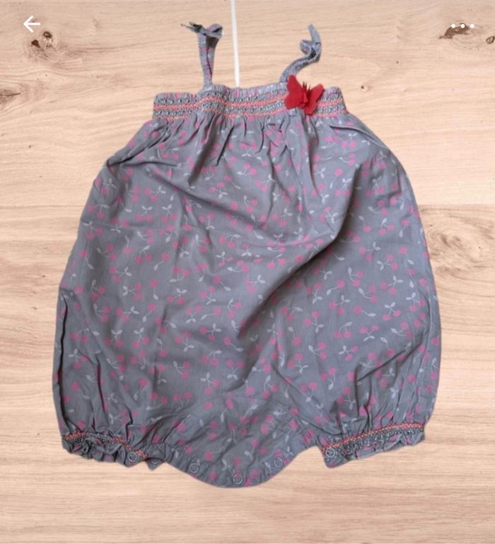 Combi short à bretelle