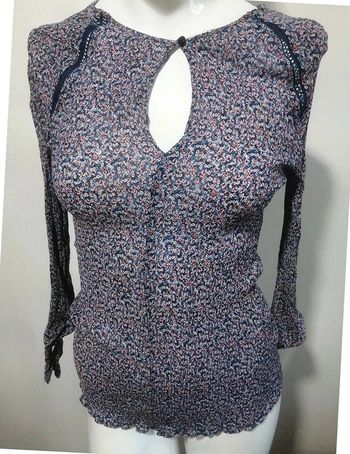 blouses manches longue Caroll bleu taille 42