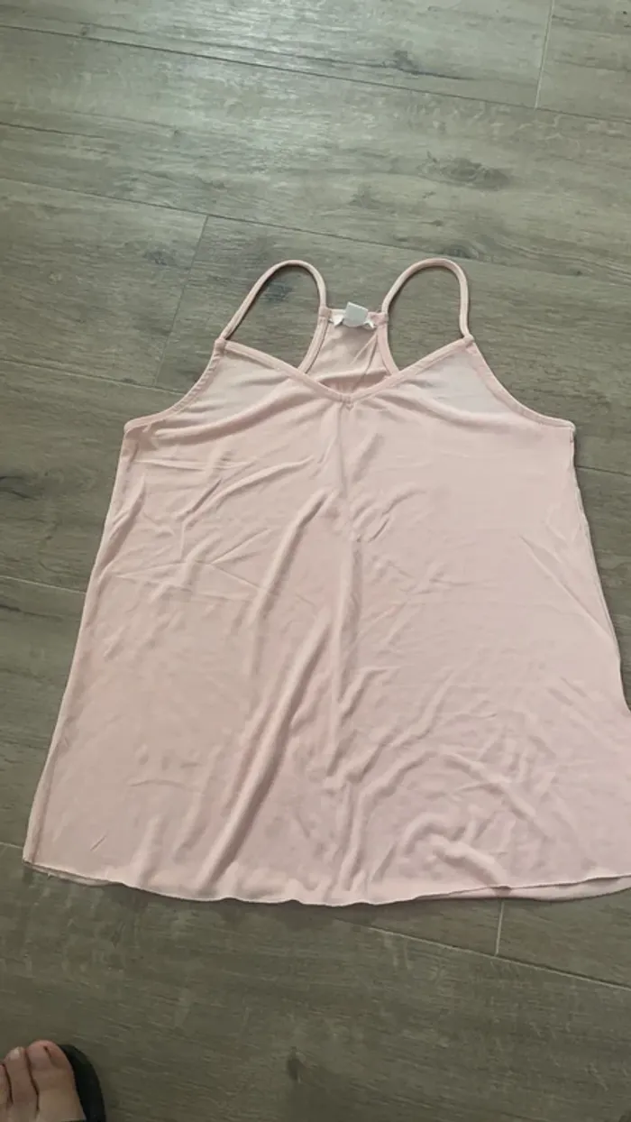 Débardeur rose pastel xs