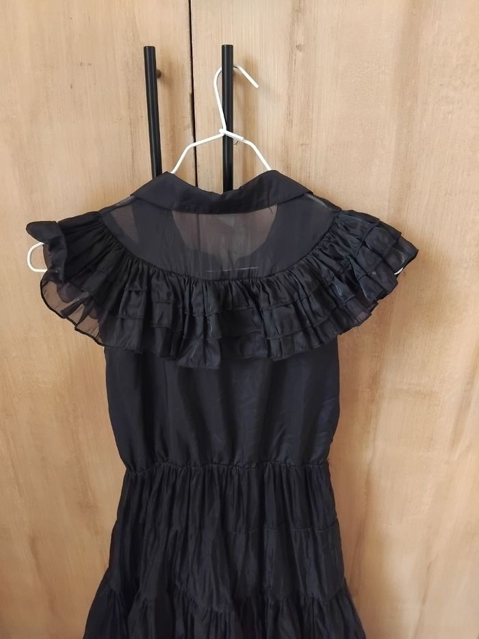 MERCREDI ADDAMS Déguisement Halloween Robe  Taille 13 - 14 ans 🖤 - photo numéro 6