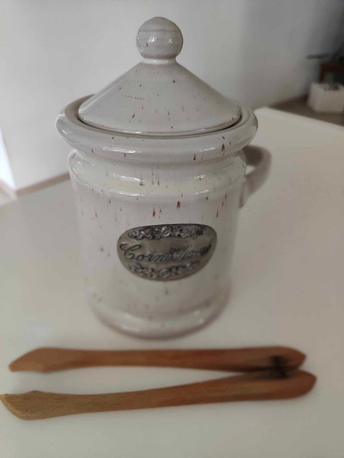 Pot à cornichons vintage