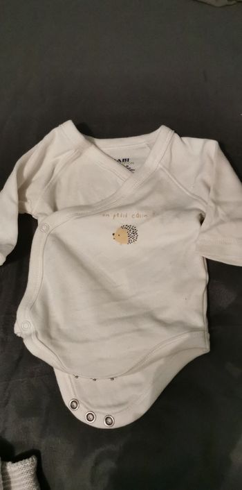 Lot de 3 bodies naissance