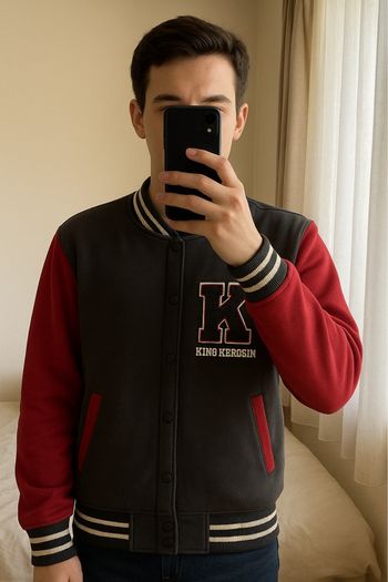 Veste Teddy 2 XL neuve rétro tendance