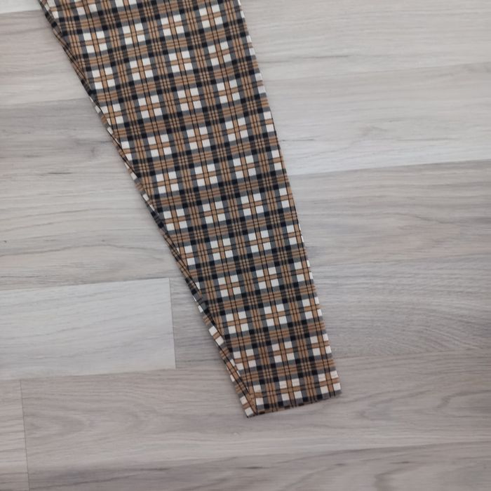 Pantalon femme vintage à motifs à carreaux Halogène taille 38 - photo numéro 3