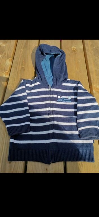 Gilet réversible garçon 12 mois Obaibi