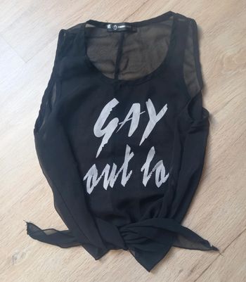 👻Top transparent taille unique 👻