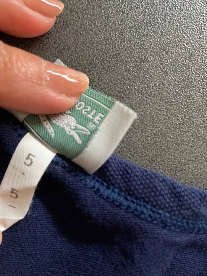 Lacoste tee shirt vêtement homme taille L 5 - photo numéro 5