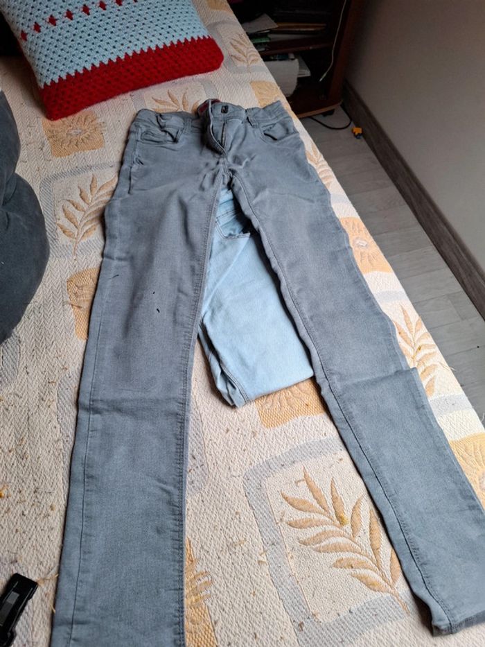 Magnifique lot de 3 jean slim fit fille 12 ans - photo numéro 4