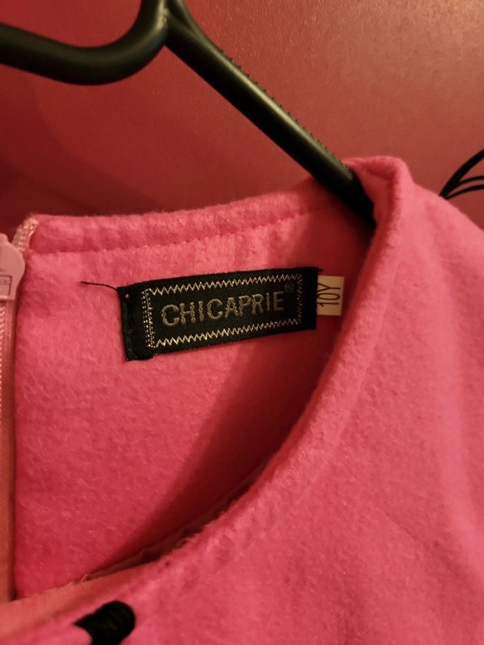 Ensemble 3 pièces manteau robe et son leggings  10 ans - photo numéro 6