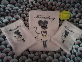 Ensemble serviette bébé