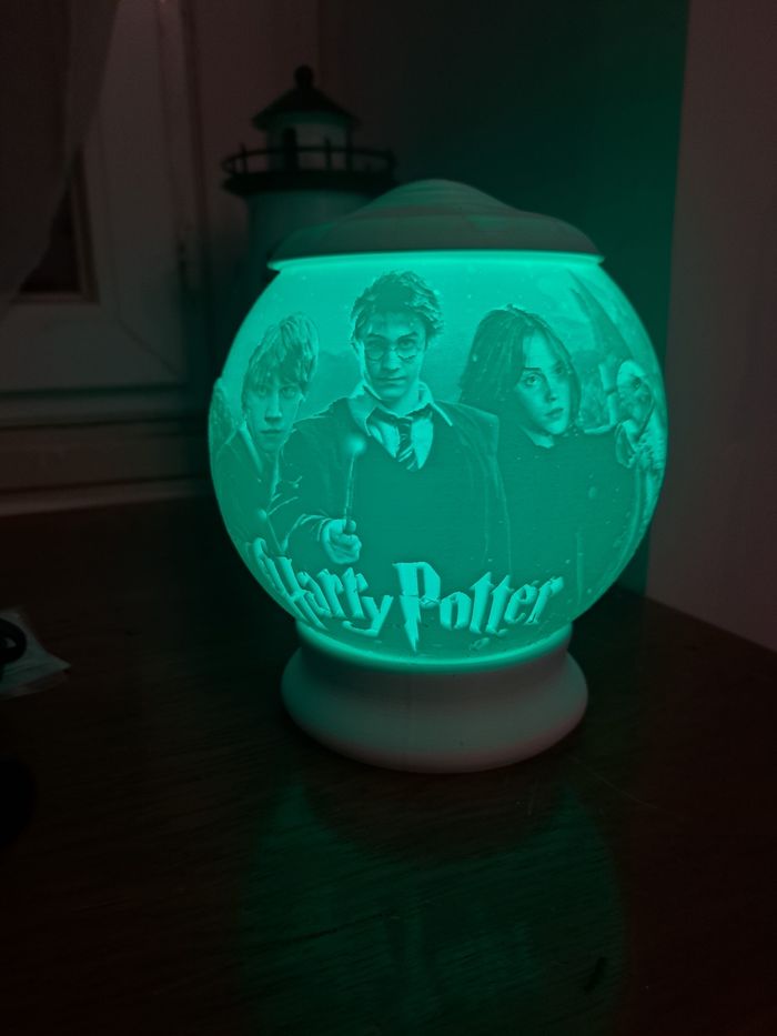 Veilleuse boule en lithophanie - photo numéro 5