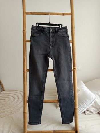 Jean taille haute gris foncé noir Only taille 36/38