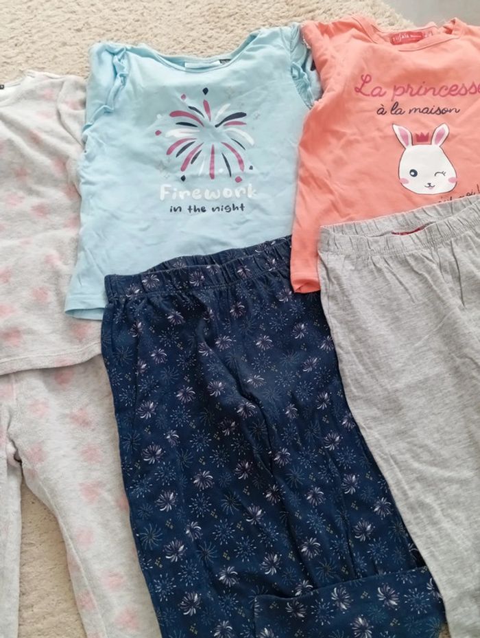 Lot de 3 pyjamas fille 3/4 ans - photo numéro 3