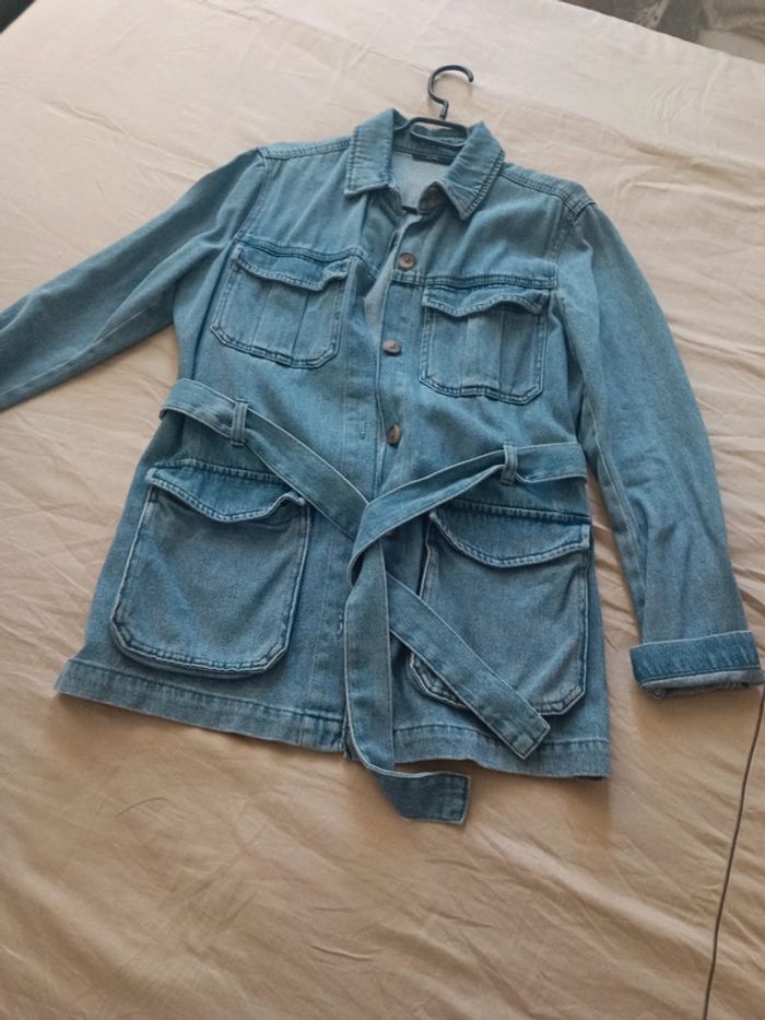 Veste jean 3/4