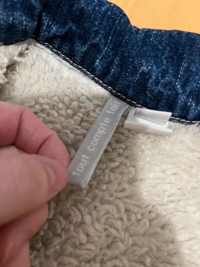 Veste en jean polaire - photo numéro 3