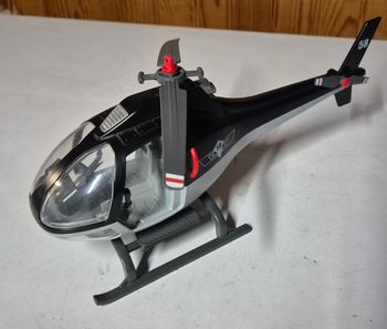 Playmobil helicoptere 5210 police forces speciales noir gris 2012