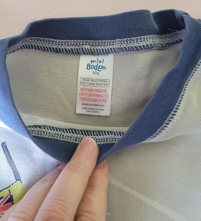 haut de pyjama mini boden 10ans  (1e) - photo numéro 3