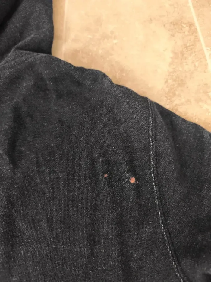 Sweat a capuche zippé gris foncé chiné Polo Ralph Lauren homme M logo bordeaux - photo numéro 13