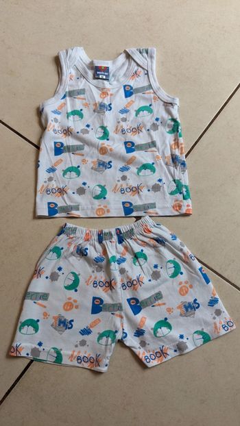 Tenue été garçon 3 mois