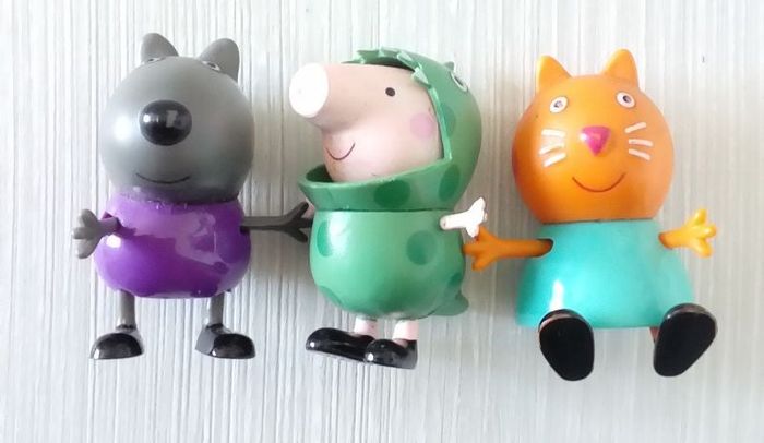 🐷 Lot de 3 figurines Peppa Pig 🐷