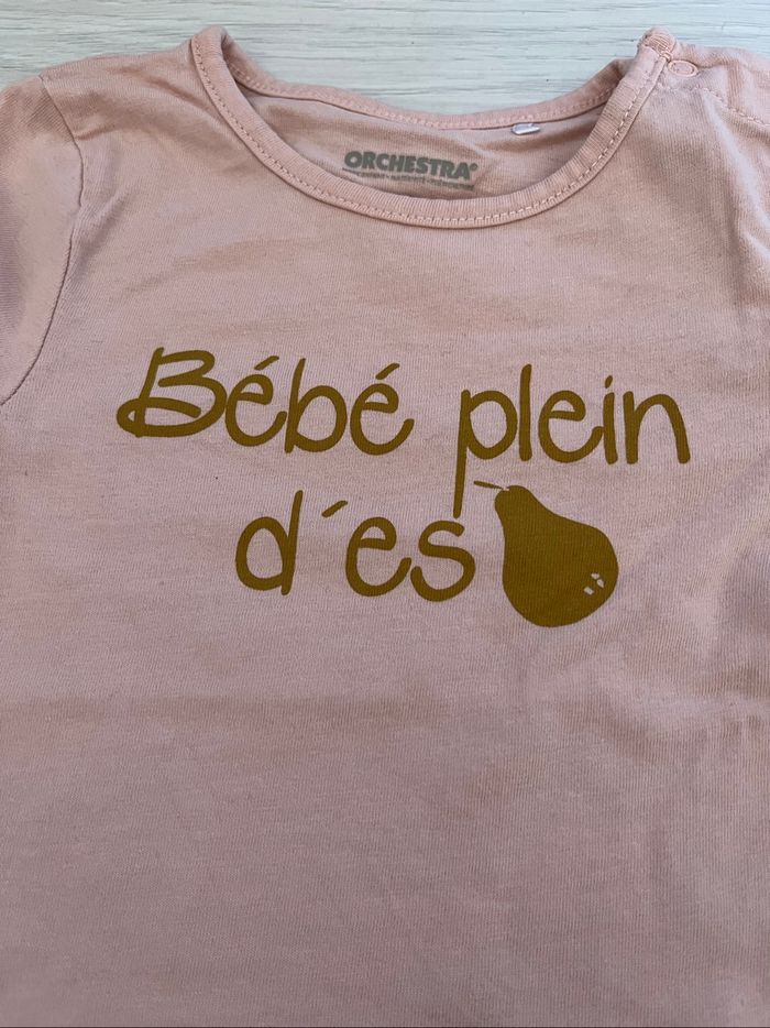 Lot 2 teeshirt manche longue 18mois - photo numéro 3