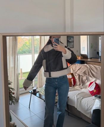 Blouson aviateur marron chocolat UrbanCode neuf