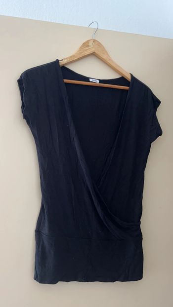 T-shirt long fluide