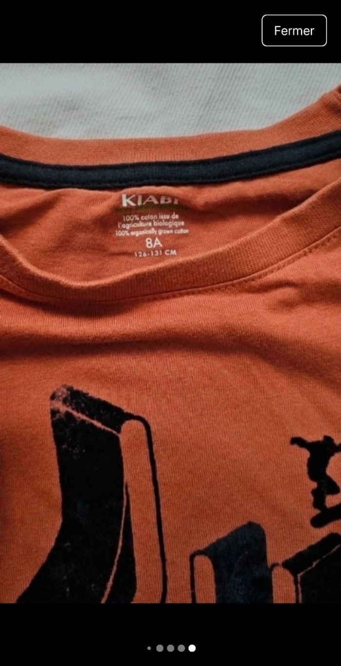 Lot de 4 t-shirts garçon kiabi - photo numéro 7