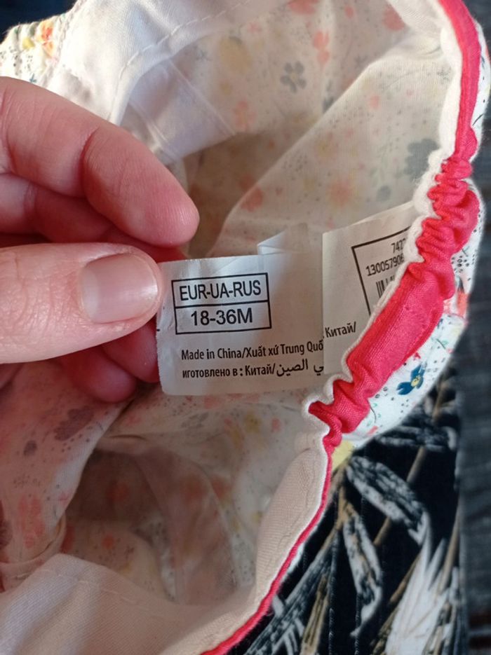 Casquette petite fille 18-36 mois - photo numéro 2