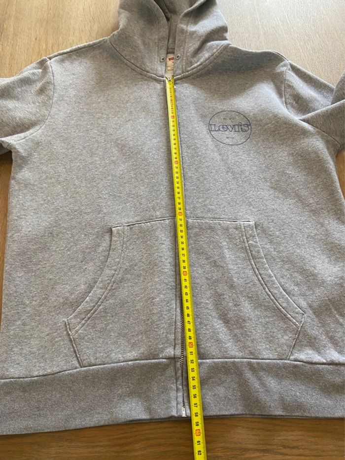 Sweat à capuche gris Levi’s homme taille M - photo numéro 13