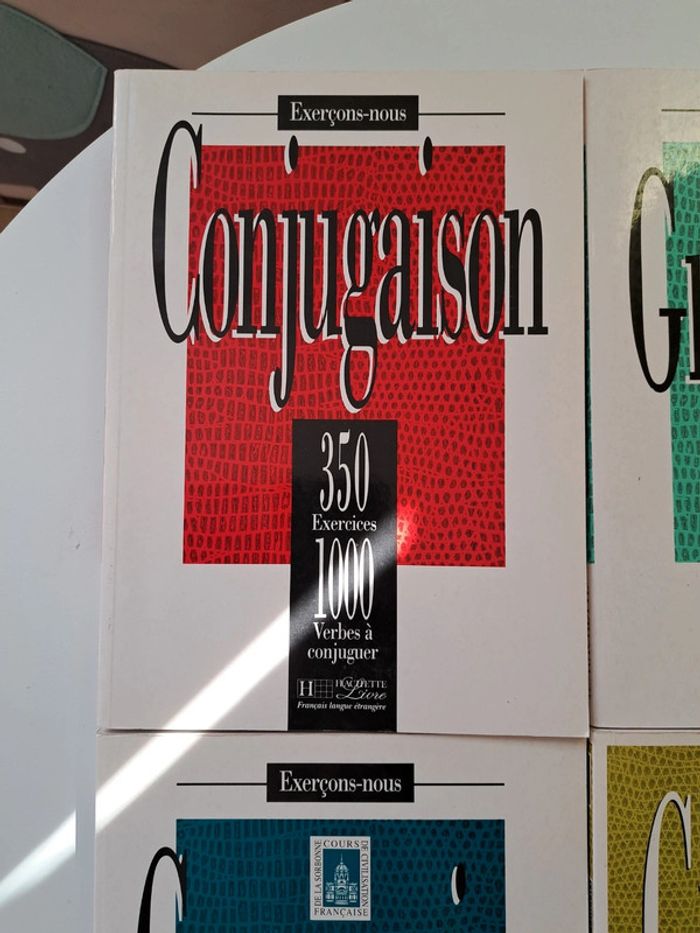 Lot 4 livres "exerçons-nous" conjugaison + grammaire - photo numéro 2
