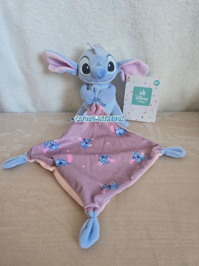 Doudou mouchoir / Comforter Disney Stitch